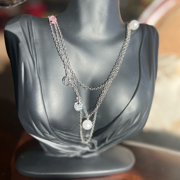 MEW DIOR SILBER LONG NECKLACE - Picture 4 of 7